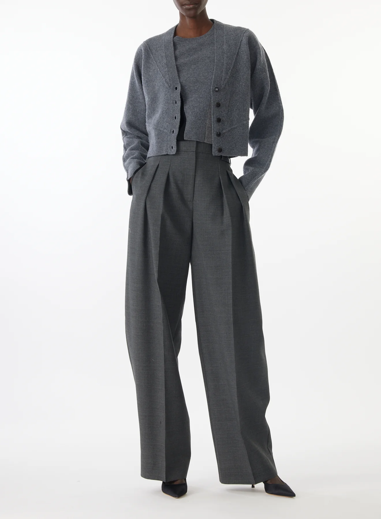 SCULPTURAL MERINO WOOL CARDIGAN - Image 4