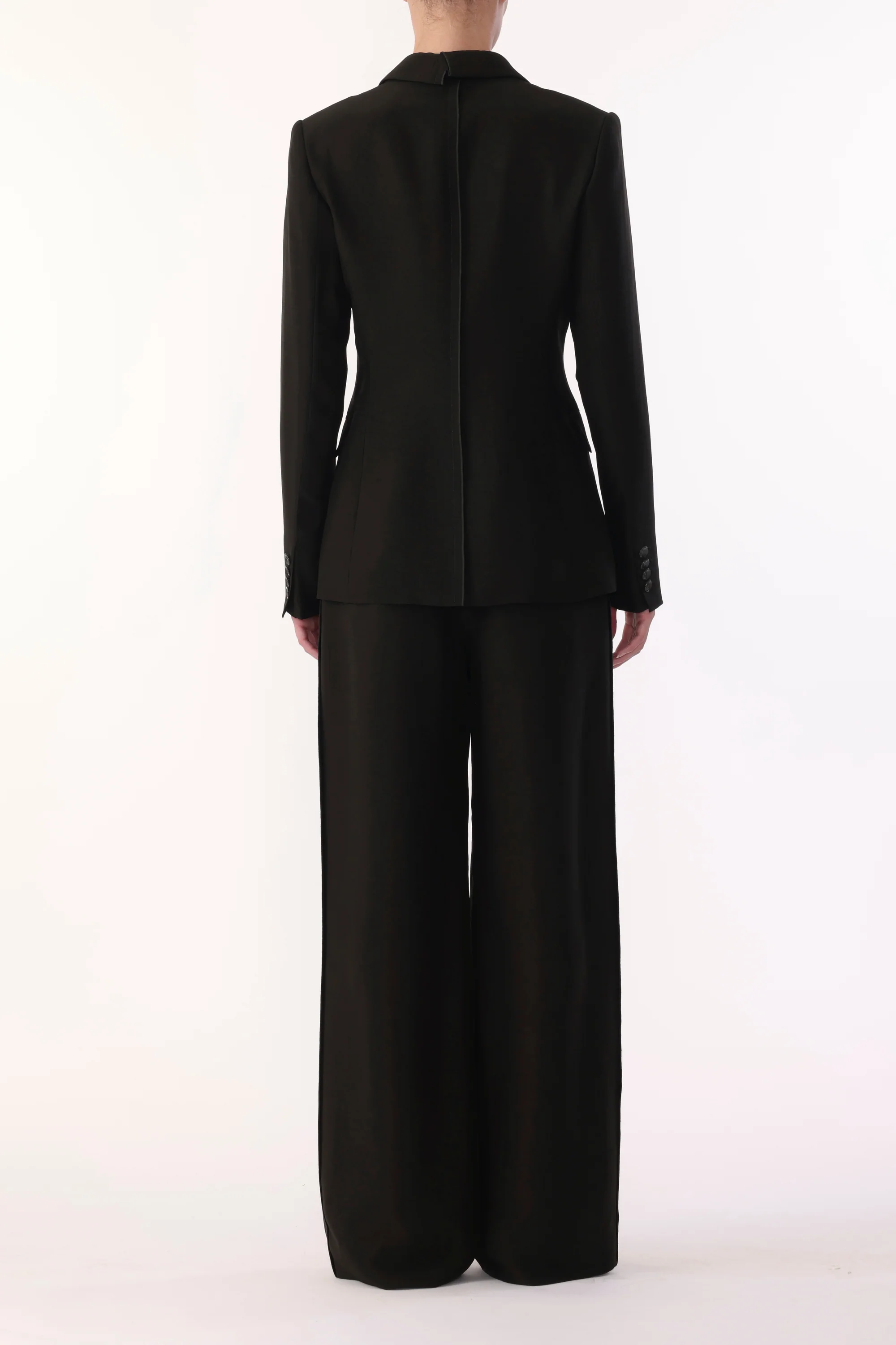 WASHED TWILL STRAIGHT-LEG TROUSERS - Image 2
